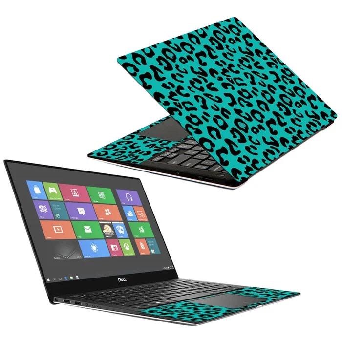 Teal Leopard XPS 13″ 9370 (2018) Skin