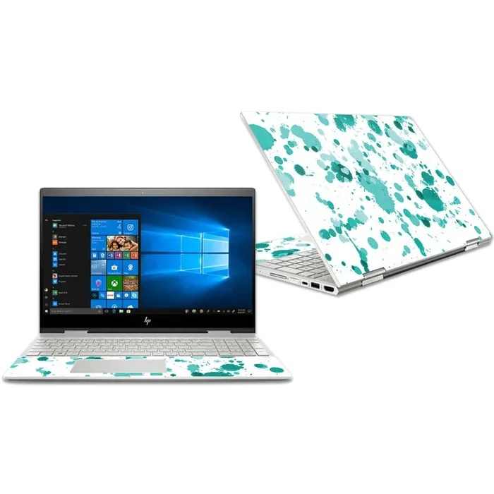 Teal Splatter Envy x360 Convertible 15″ (2018) Skin