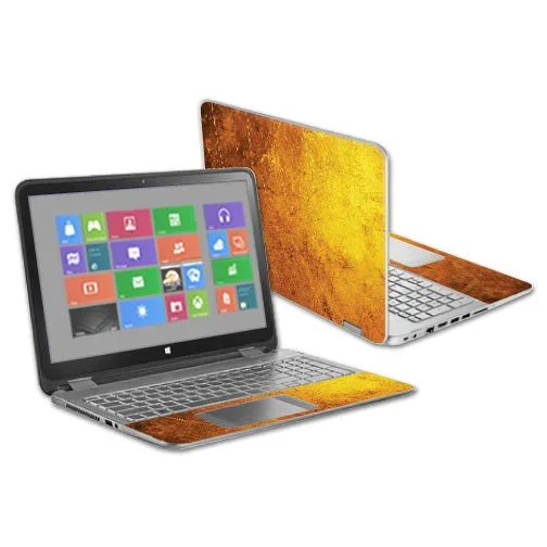 Textured Gold Envy x360 15.6″ (2014) Skin