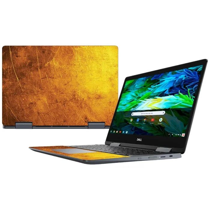 Textured Gold Inspiron Chromebook 14″ (2018) Skin