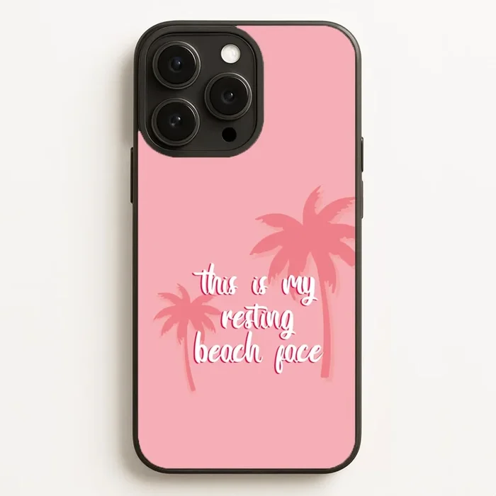 This Is My Resting Beach Face – Summer Quotes Phone Case