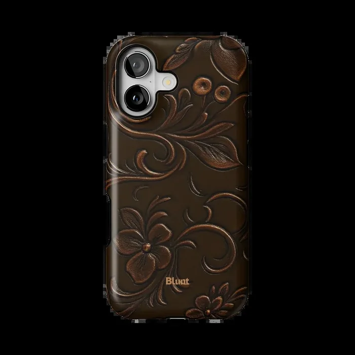Tooled Leather iPhone Case