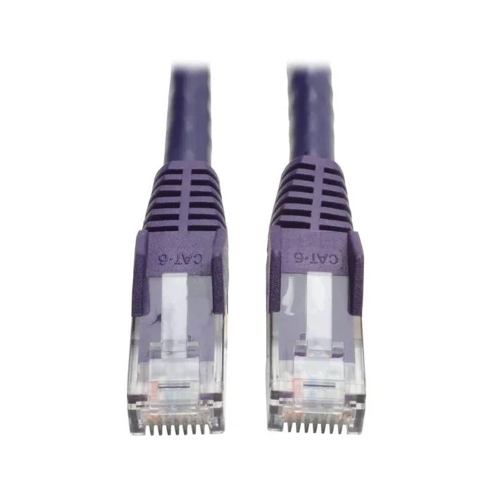 Tripp Lite N201-150-Pu Cat6 Gigabit Snagless Molded (Utp) Ethernet Cable (Rj45 M/M), Purple, 150 Ft. (45.72 M)