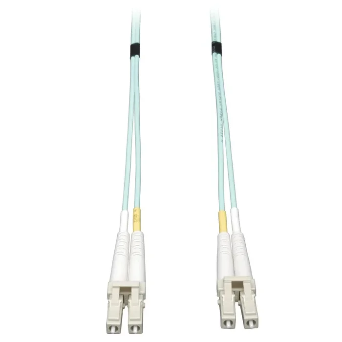 Tripp Lite N820-03M 10Gb Duplex Multimode 50/125 Om3 Lszh Fiber Patch Cable (Lc/Lc) – Aqua, 3M (10 Ft.)
