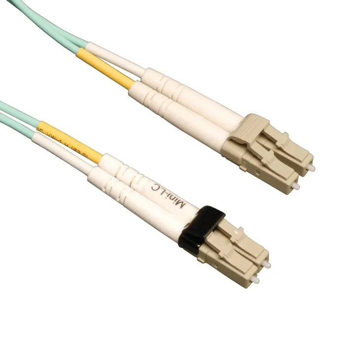 Tripp Lite N836-05M 10Gb Duplex Multimode 50/125 Om3 Lszh Fiber Patch Cable (Mini-Lc / Lc) – Aqua, 5M (16 Ft.)