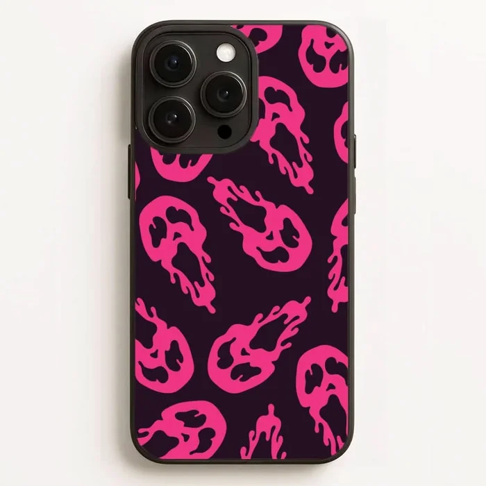 Trippy Ghost Face Pattern Phone Case