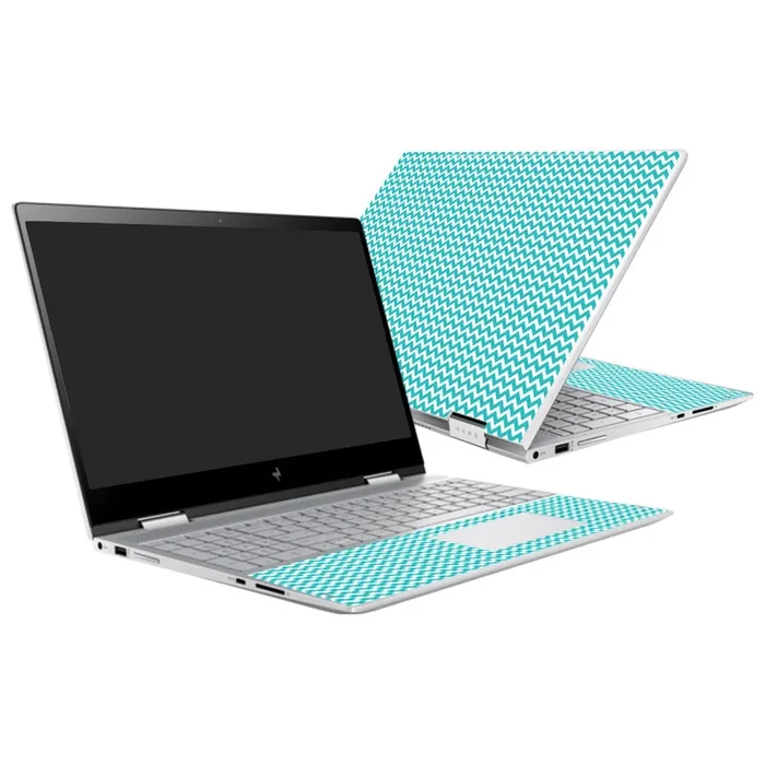 Turquoise Chevron Envy x360 15″ (2017) Skin