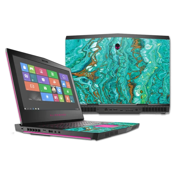 Turquoise Ripple 17″ (2016) Skin