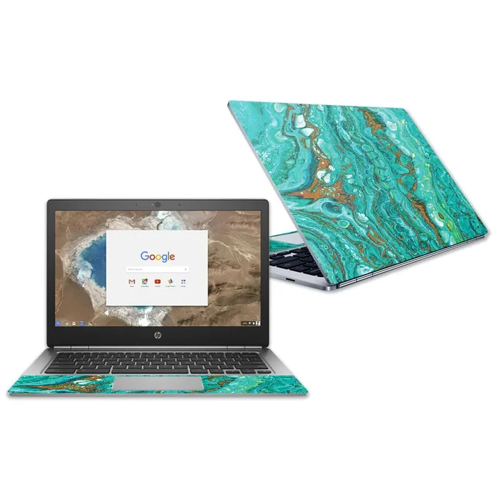 Turquoise Ripple Chromebook G1 13.3″ (2018) Skin