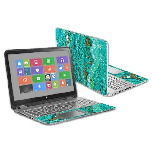 Turquoise Ripple Envy x360 15.6″ (2014) Skin