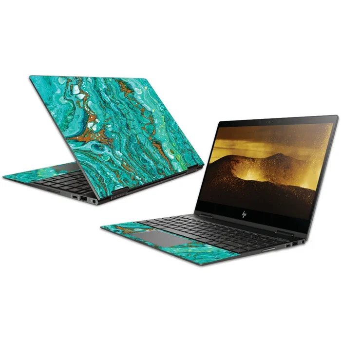 Turquoise Ripple Envy x360 Convertible 13″ (2018) Skin