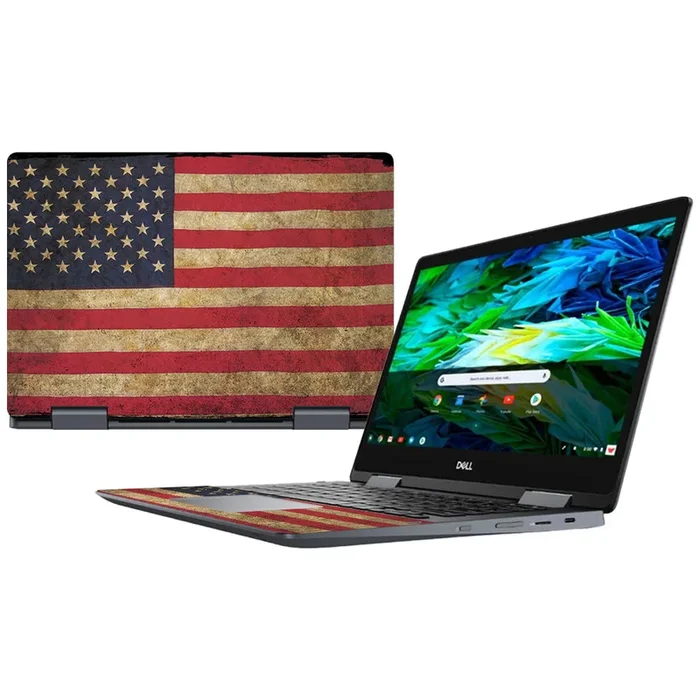 Vintage Flag Inspiron Chromebook 14″ (2018) Skin