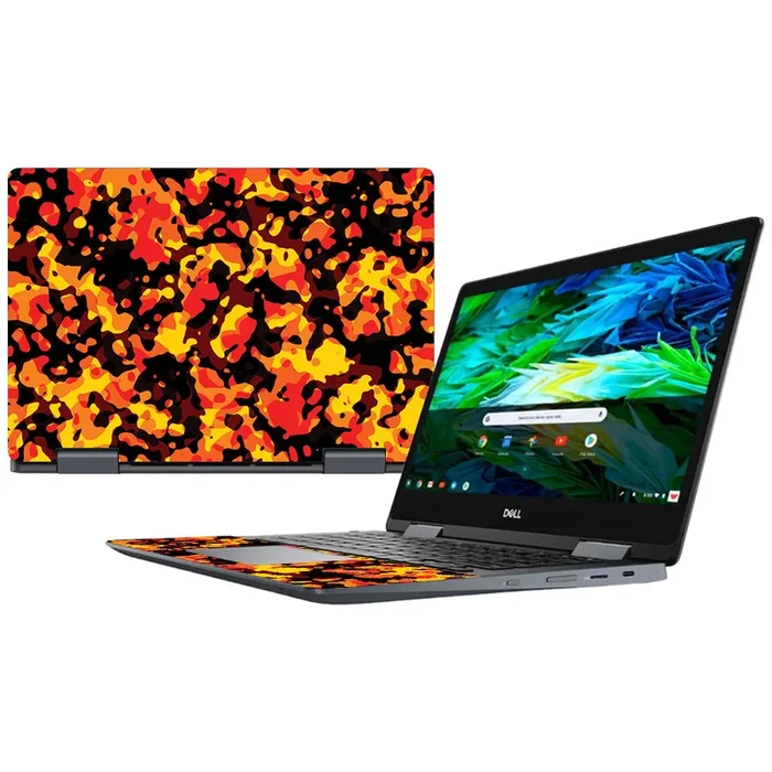 Warm Modern Camo Inspiron Chromebook 14″ (2018) Skin