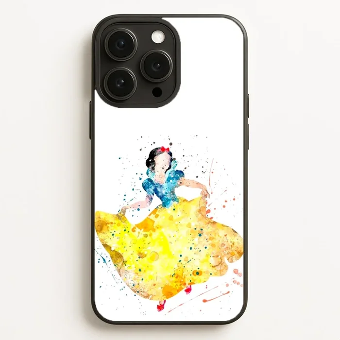 Watercolour Snow White Fairytale Phone Case