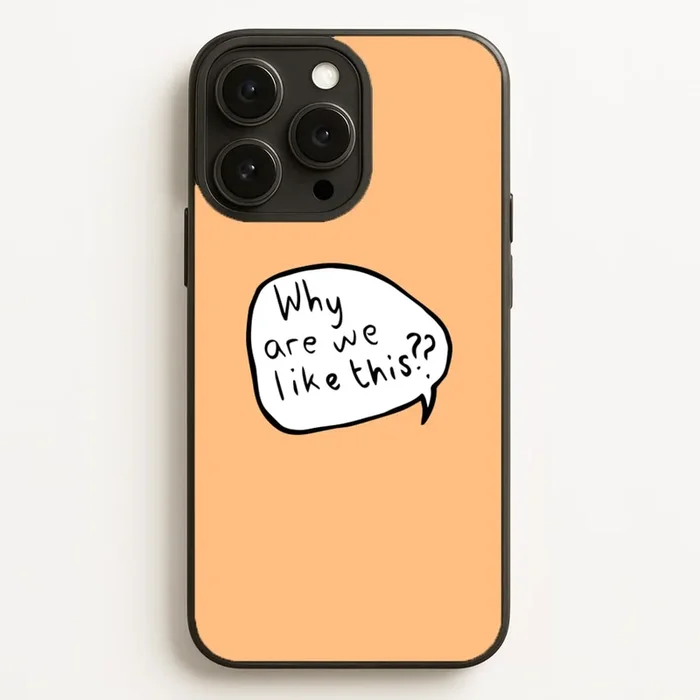 Why Are We Like This – Heart TV Phone Case