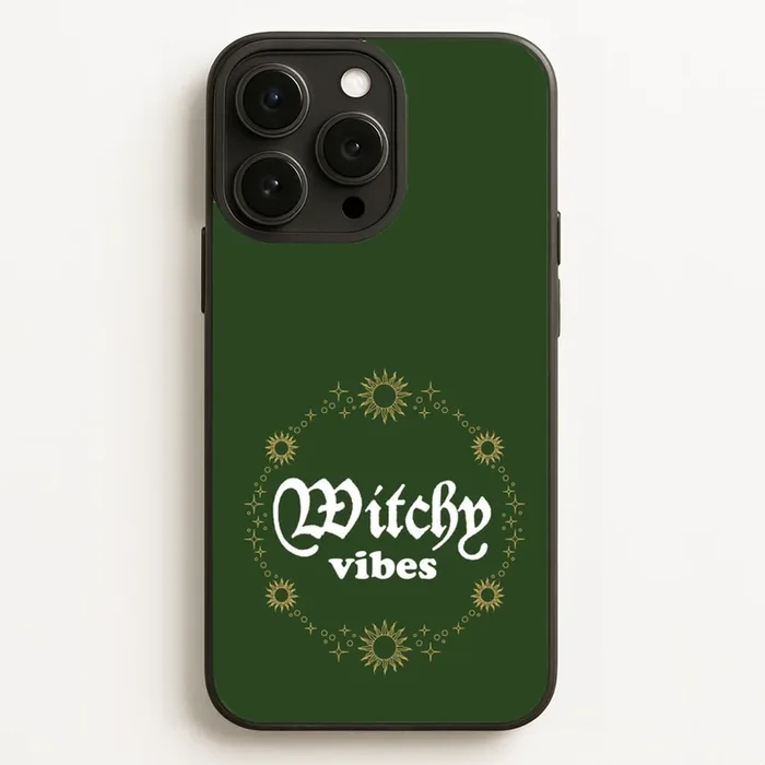 Witchy Vibes Green Phone Case