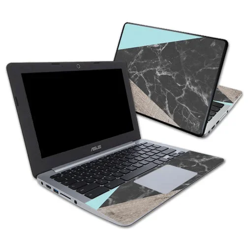 Wood And Marble Chromebook 11.6″ Skin