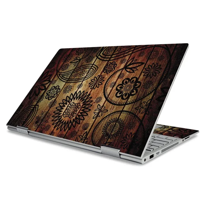 Wooden Floral Envy x360 15″ (2019) Skin