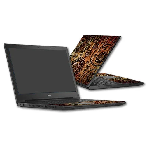 Wooden Floral Inspiron i3542/i3543 15.6″ Skin