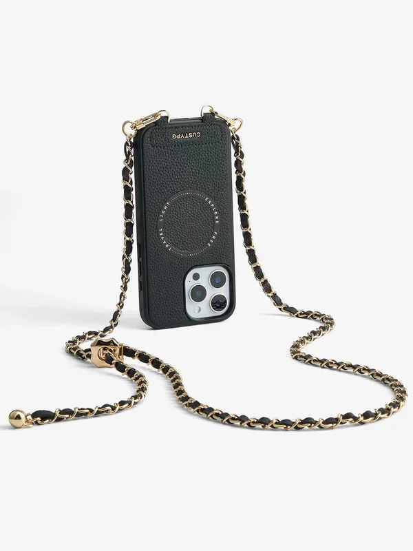 洗練されたデザインキット – Magsafeとエレガントなストラップ付き携帯電話ケース