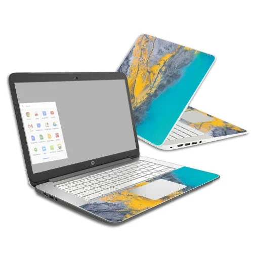 Yellow Spill Chromebook 14 (2014) Skin