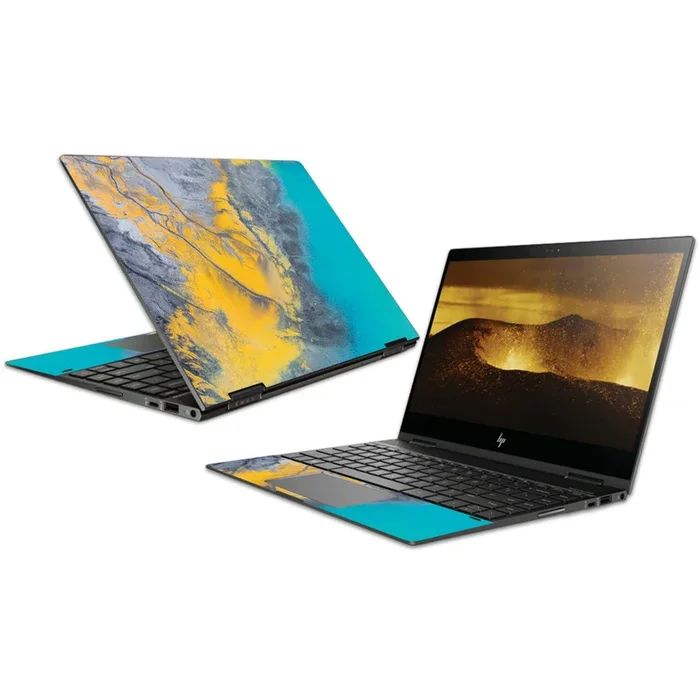 Yellow Spill Envy x360 Convertible 13″ (2018) Skin