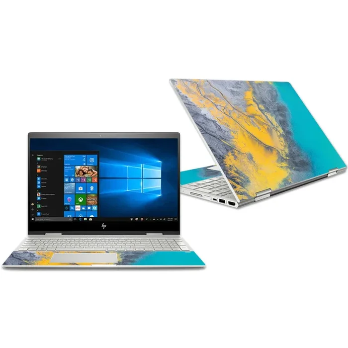 Yellow Spill Envy x360 Convertible 15″ (2018) Skin