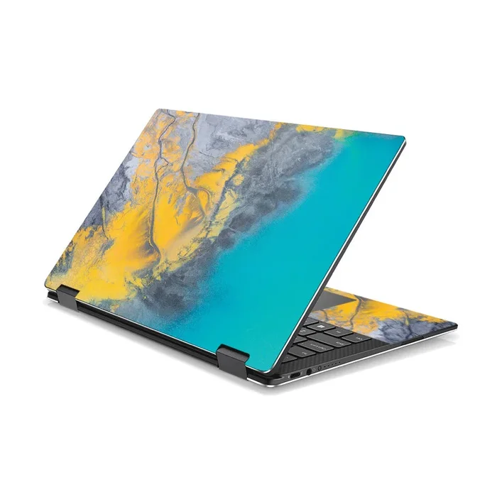 Yellow Spill XPS 13 9365 2-In-1 (2017) Skin