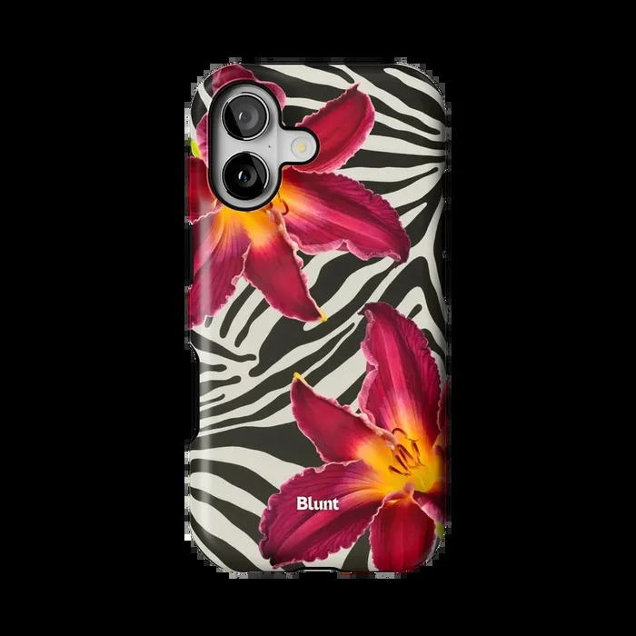 Zebra Lily iPhone Case
